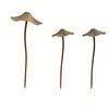 2PCS Metal Mushroom Yard Art - Garden Decorative Stake,Mushrooms Statue Decor for Pathway, Floor, Garden,Lawn,Outdoor Decoration