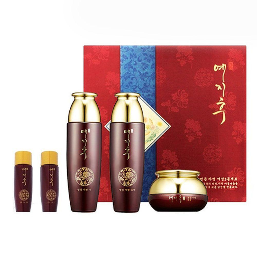 Edgehu PIWIQQAZ Women s Basic Cosmetics Jamyeong Ginseng Extract 3-piece Set