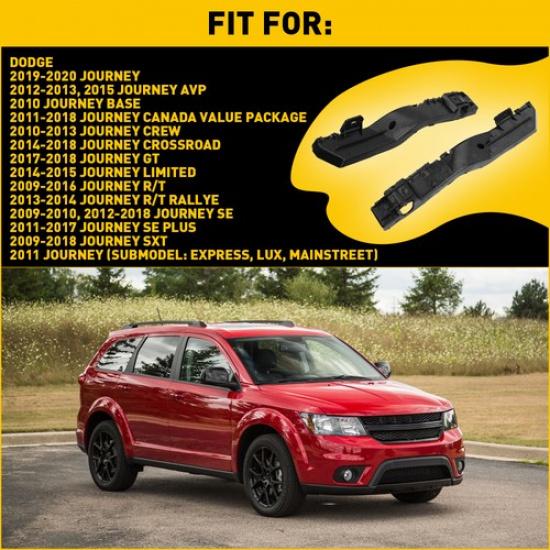 For 2015 Dodge AVP 2012-2013, Journey Retainer Front Bracket Bumper L+R Support