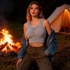 Autumn Winter Women Thickened Thermal Underwear Plush Camisole Tank Tops Bra Pads Bottom Fleece Warm Undershirts Base Layer