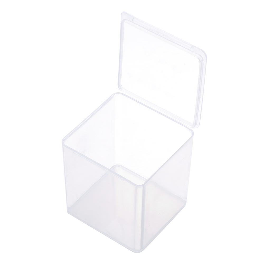 Transparent Hardware Case Plastic Small Storage Box Beads Container Pill Chip Box Jewelry Organizer Case