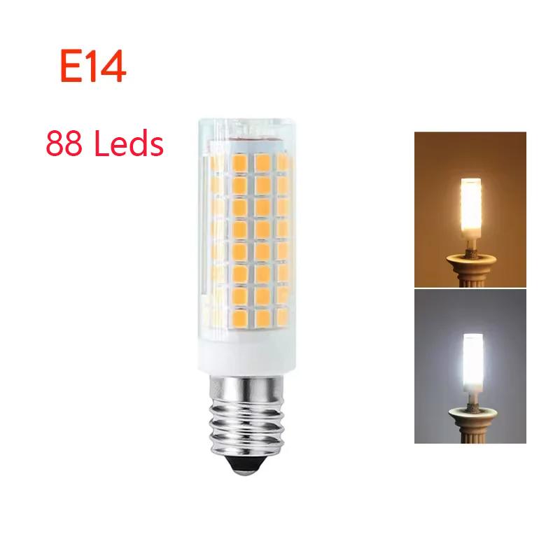 G4 G9 BA15D E12 E14 E17 Dimmbare LED-Leuchten Mini 88 LEDs Maiskolben-Glühbirnen 9W Ersetzen 80W Halogenlampen 220V 110V Für Zuhause Haus