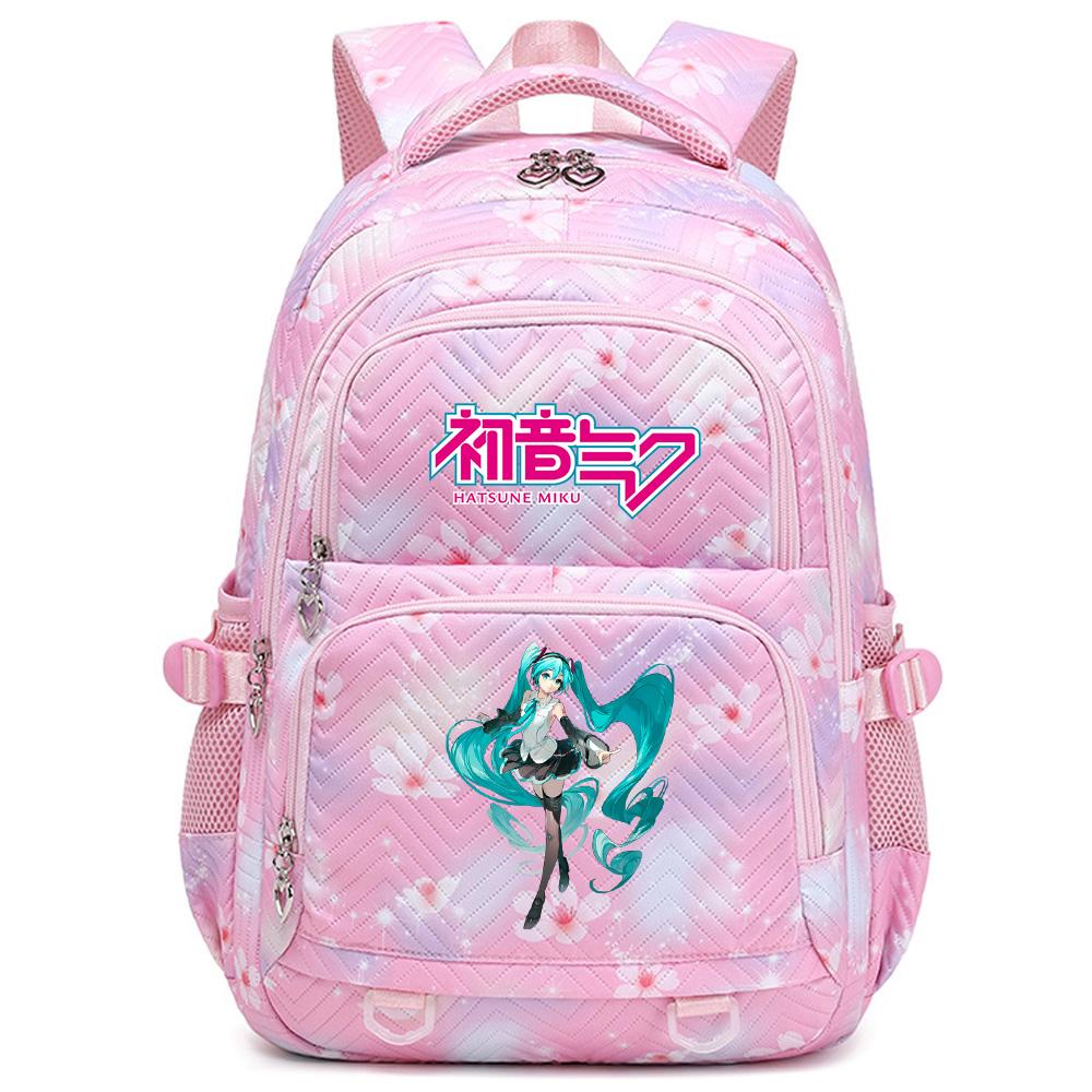 Anime Hatsune Miku Printed School Backpack Student Teenager Bookbag for Boy Girl Women Large Capacity Waterproof Backpack Travel Mochila Escolar