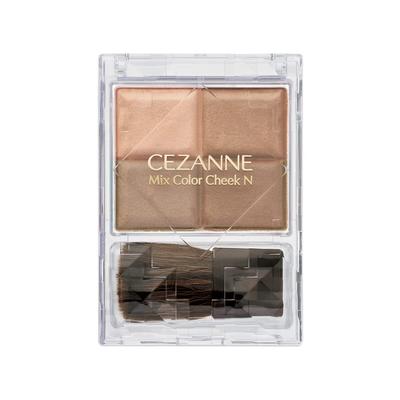 Mix Color Cheek N 20 Brown Shading 7.1g 4 Shades with Brush