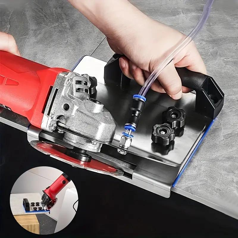 Portable 45 Degree Angle Grinder Chamfer Stand Metal Tile Cutting Tool Accessories Frame