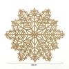 Holiday Snowflake Table Mats Christmas Vinyl Place Mats for Dining Table Wedding Decorative Kitchen Table Mats
