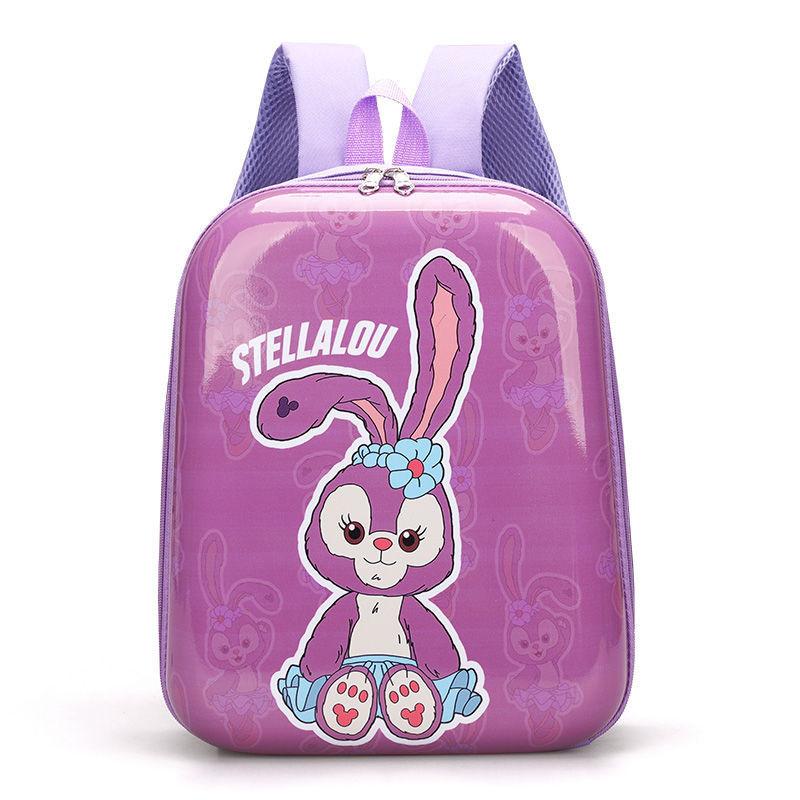 Stellalou Cartoon Hard Shell Backpack Embossed Design Large  Waterproof Capacity