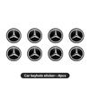 8pcs Car Door Keyhole Protection Sticker Decoration Accessories For Mercedes Benz AMG A C E S G Class W201 W210 W108 W204 W205 MR8