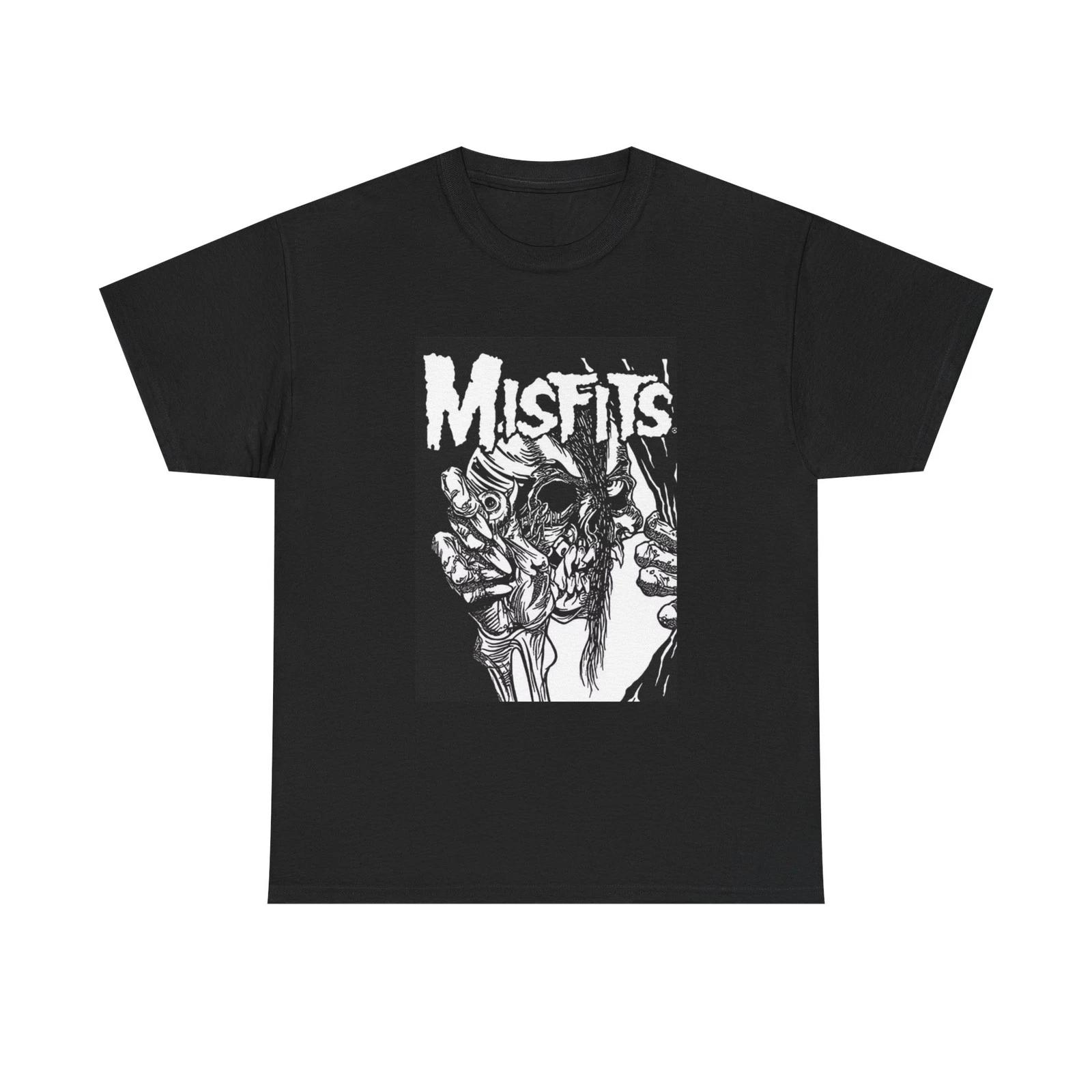 

Misfits T-shirt punk rock vintage retro graphic art Unisex Heavy Cotton Tee 4XL