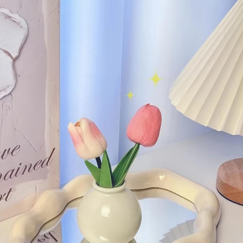 Mini Keramik Blumenvase Vintage Stil Kleine Dekorationsvase 1 Stück Schreibtischornament für Arbeitszimmer Bücherregal Wohnzimmer Dekoration