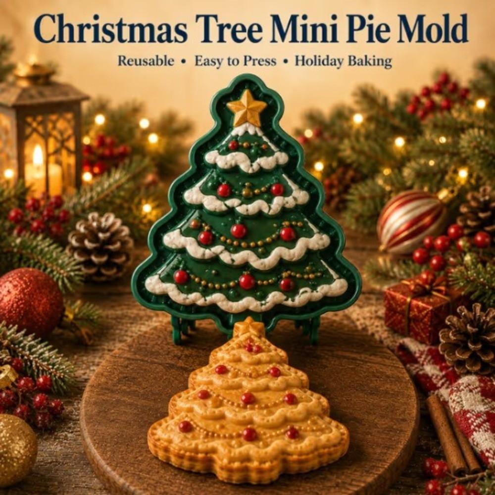 Sled Bell Penguin Pie Mold Collection Red DIY Cake Molds Holiday Cookie Molds Christmas Party