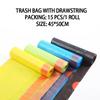 New Household Thickened Drawstring Garbage Bags Automatically Close Hand-held Garbage Bags Disposable