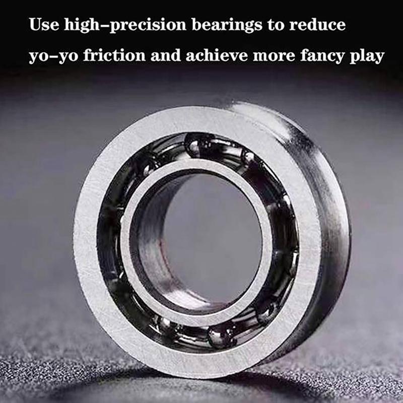 Metal Yoyo Magic YOYO Profissonal Aluminum Alloy Unresponsive Yoyo 10 Ball U-bearing Yoyo for Advanced Player Toys for Kids Yoyo