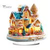 Double Sided Acrylic Ornaments Christmas Theme 2D Ornament, Double-sided Holiday Decoration, Festive Room Decor Stable Base Religious Ornament