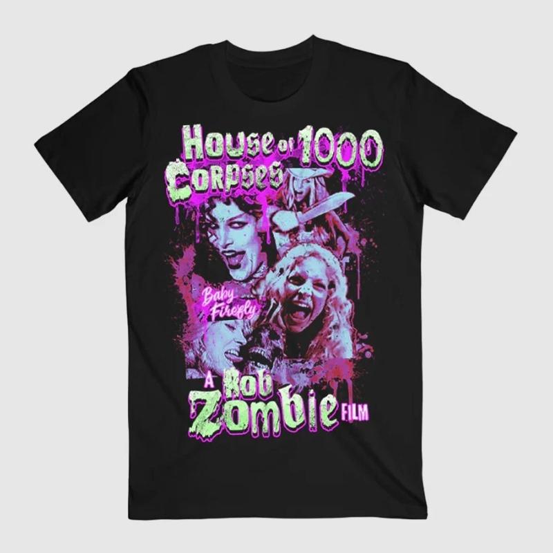 Rob Zombie Baby Firefly T-shirt Men's T-shirt Four Seasons Unisex Pure Cotton Casual Fashion Street Wear