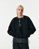 Current Neck Shirring Over Jacket [Black]