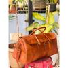 Leder Echtes Tasche Reise Männer Reisetasche Fitnessstudio Gepäck S Vintage Übernachtung Wochenende