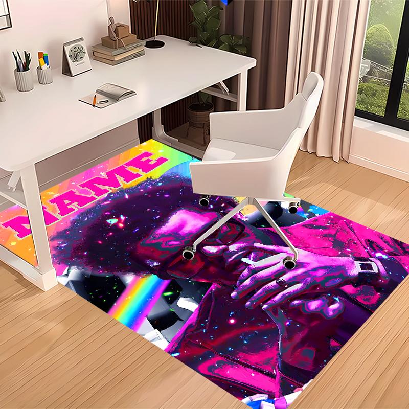 Custom Personalization The Weeknd Print Area Rug - Soft, Washable Non-Slip Indoor Mat,Living Room,Home&Office Decorative Rug