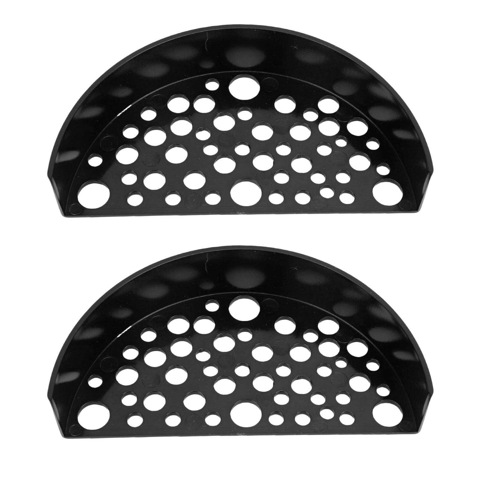 2 шт. Укрытие для креветок Прочный пластик Просторная пещера для креветок с отверстиями для аквариума Black