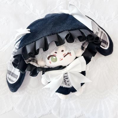 G-Trigger Plyšové Oblečení Kostkované Králičí Uši Kigurumi pro Plyšová Zvířátka [Pro 10-15cm] [Oshikatsu Zboží] [Paralelní Import]