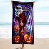 1PC Custom Name Halloween Magic Potion Beach Towel Highly Absorbent And Sand-Resistant Towel for Swimming, Pool, Yoga, And Travel Lightweight