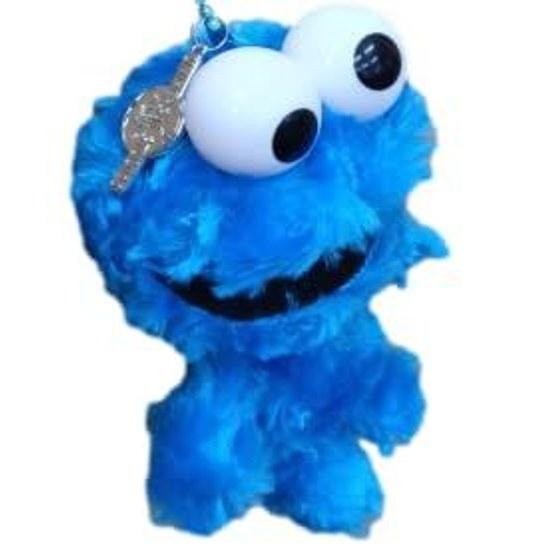 Universal Studios Japan USJ Limited Cookie Monster Plush Keychain Sesame Street Popular Souvenir Goods