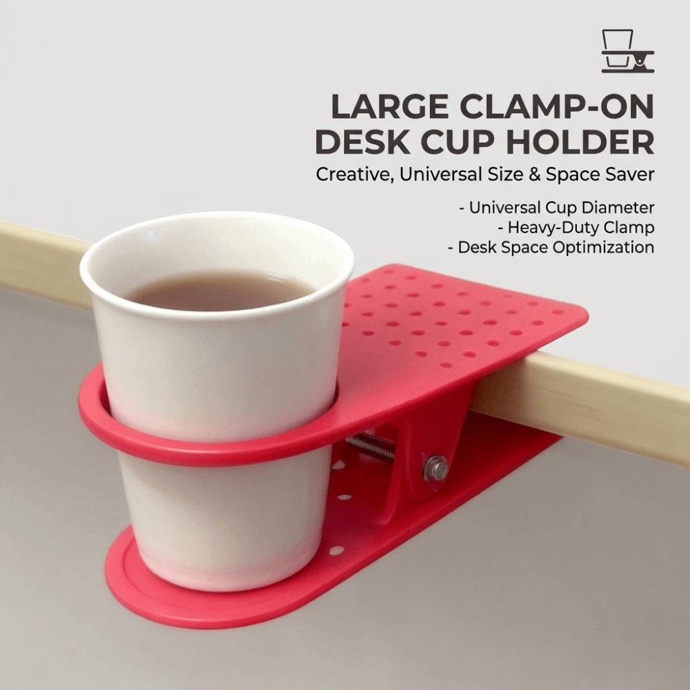 Tableside Coffee Mug Drink Holder Universal Desktop Tea Accessories Office Desk