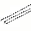 Hip Hop 4mm Curb Cuban Link Chains Gold Silver Color Stainless Steel Chain Necklaces For Men Women Vintage Jewelry Gift 2025