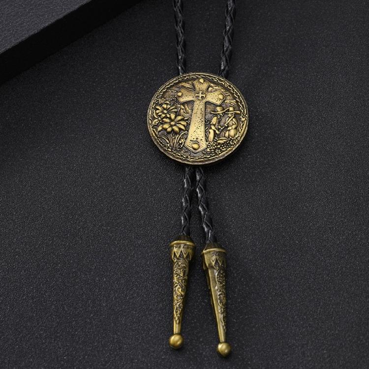 New Trendy Bolo Tie Dance Retros Necktie Western Necktie Adjustable Necktie for Any Wardrobe