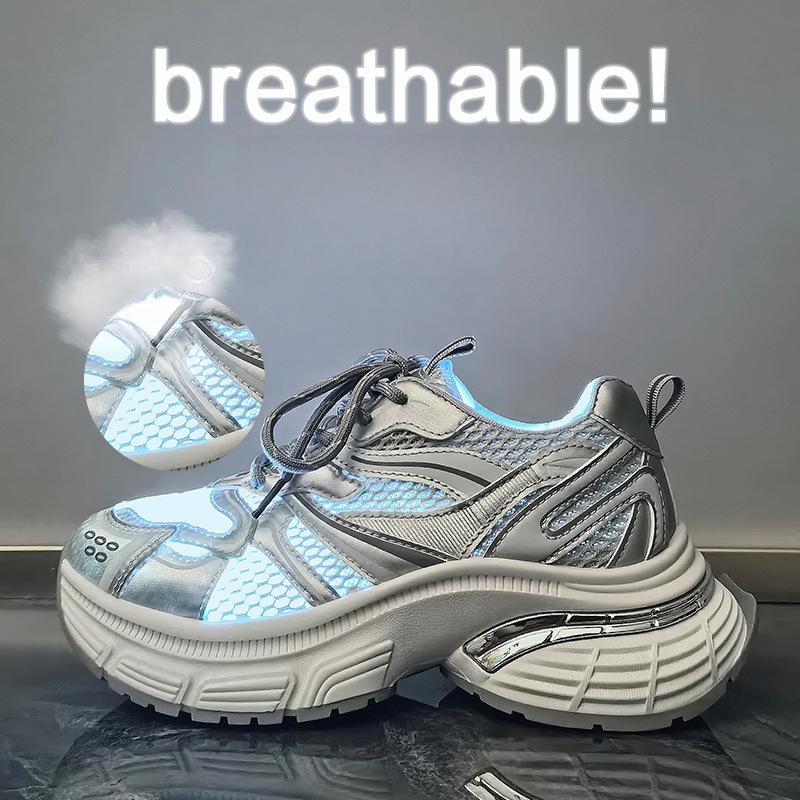 Neue Dad Shoes für Damen im Sommer Studentensport Laufen und Freizeit Mesh zur Verbesserung der Atmungsaktivität