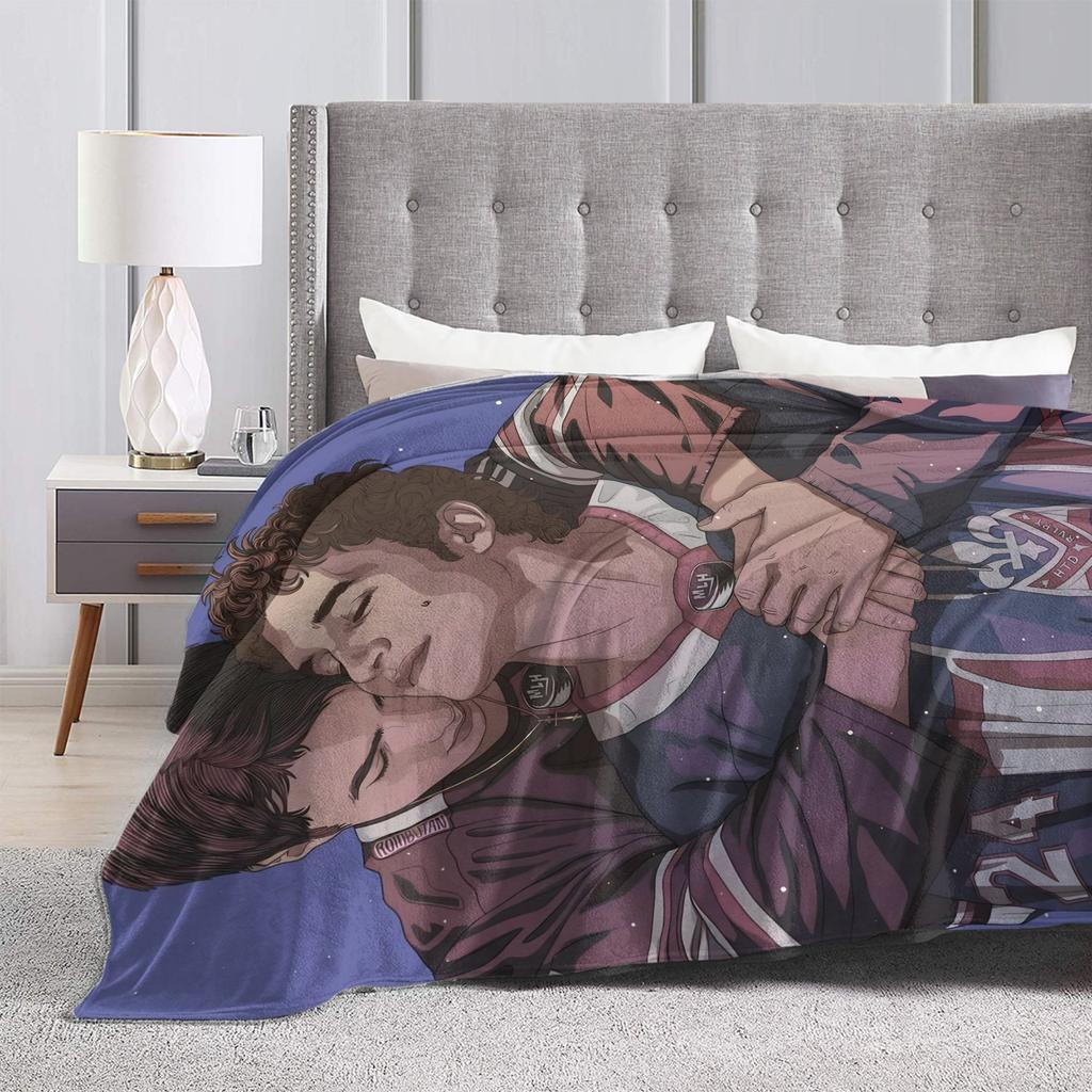 Heated Rivalry Blankets Hockey Romance Fleece Funny Soft Throw Blanket for Home Textile Decor