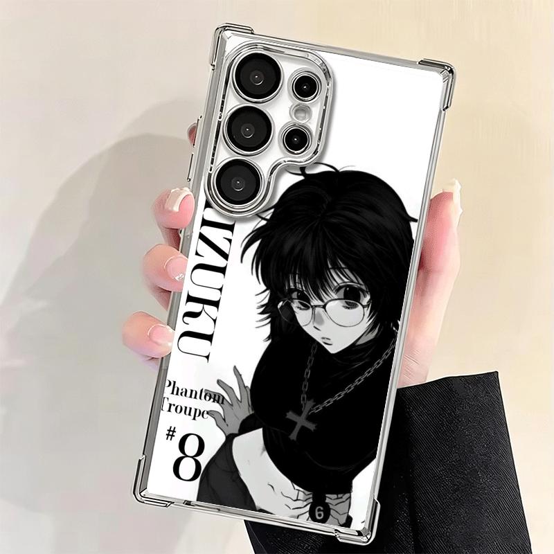 Hunter X-Hunters Shizuku Plating Phone Case For Samsung Galaxy S24 S25 FE S26 Edge S23 Ultra S22 S21 Plus S20 Anti-Fall Airabag