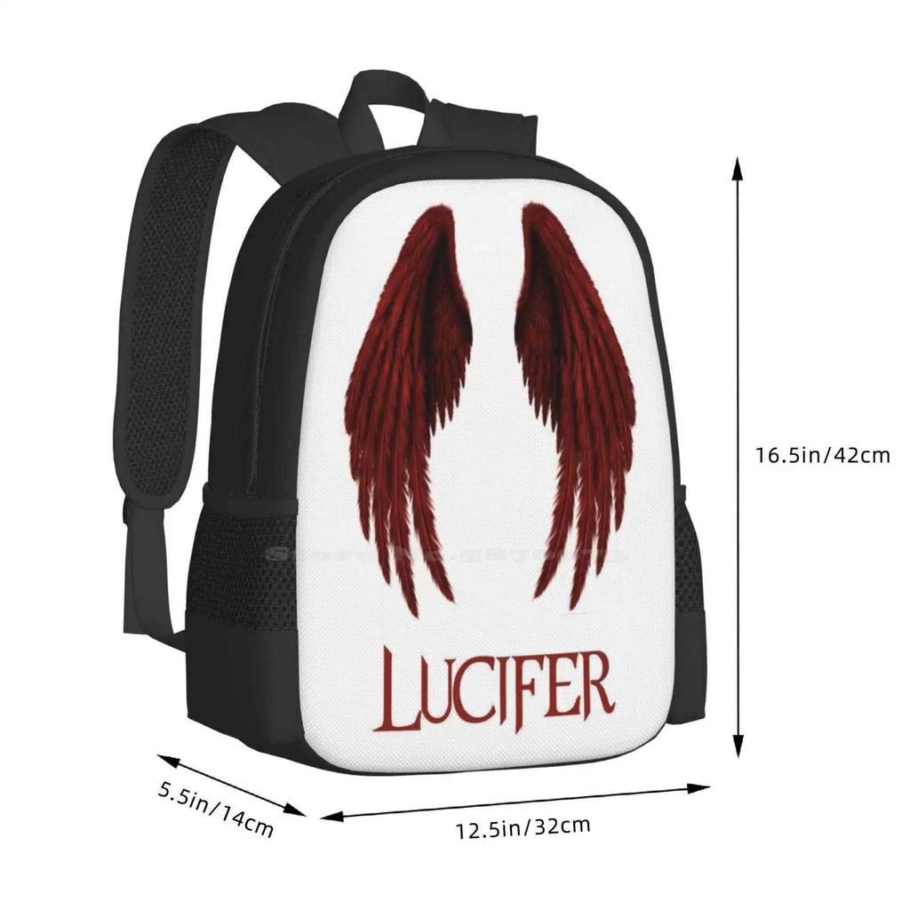 Lucifer Sale Backpack Fashion Bags Luficer Satan Demonio Cristo Serie Scify Sci Fy