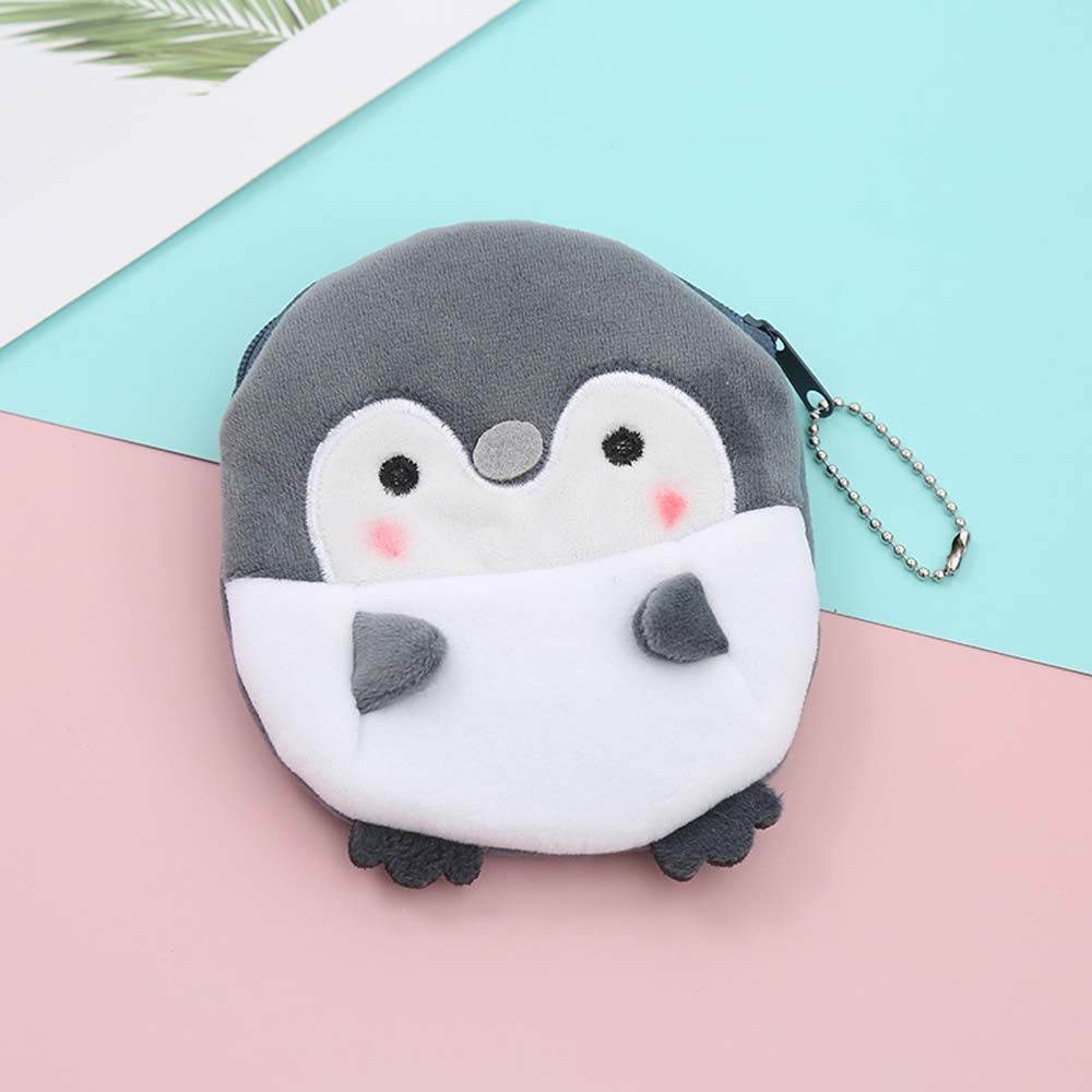 Cute Casual Key bag Penguin Gift Zipper bag Coin purse Coin bag Earphone Bag Mini Wallet