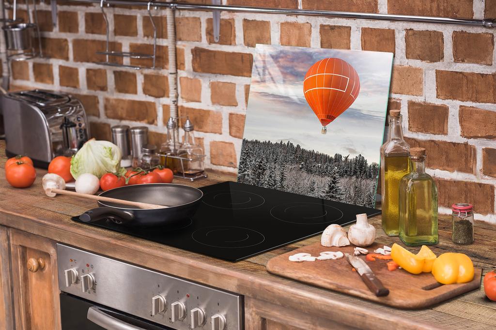 SZKLANA PŁYTA OCHRONNA NA KUCHENKĘ 50x52 BALON