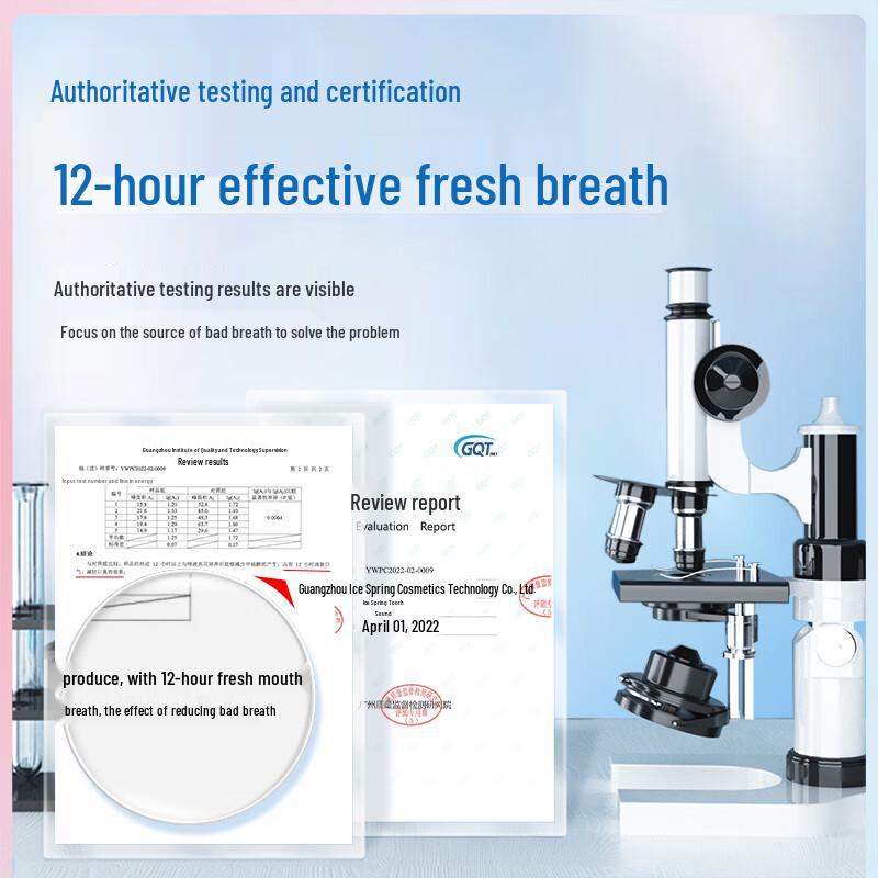 Ice Spring Chewing Gum Whitening Toothpaste Set (Cherry Blossom & Peach)