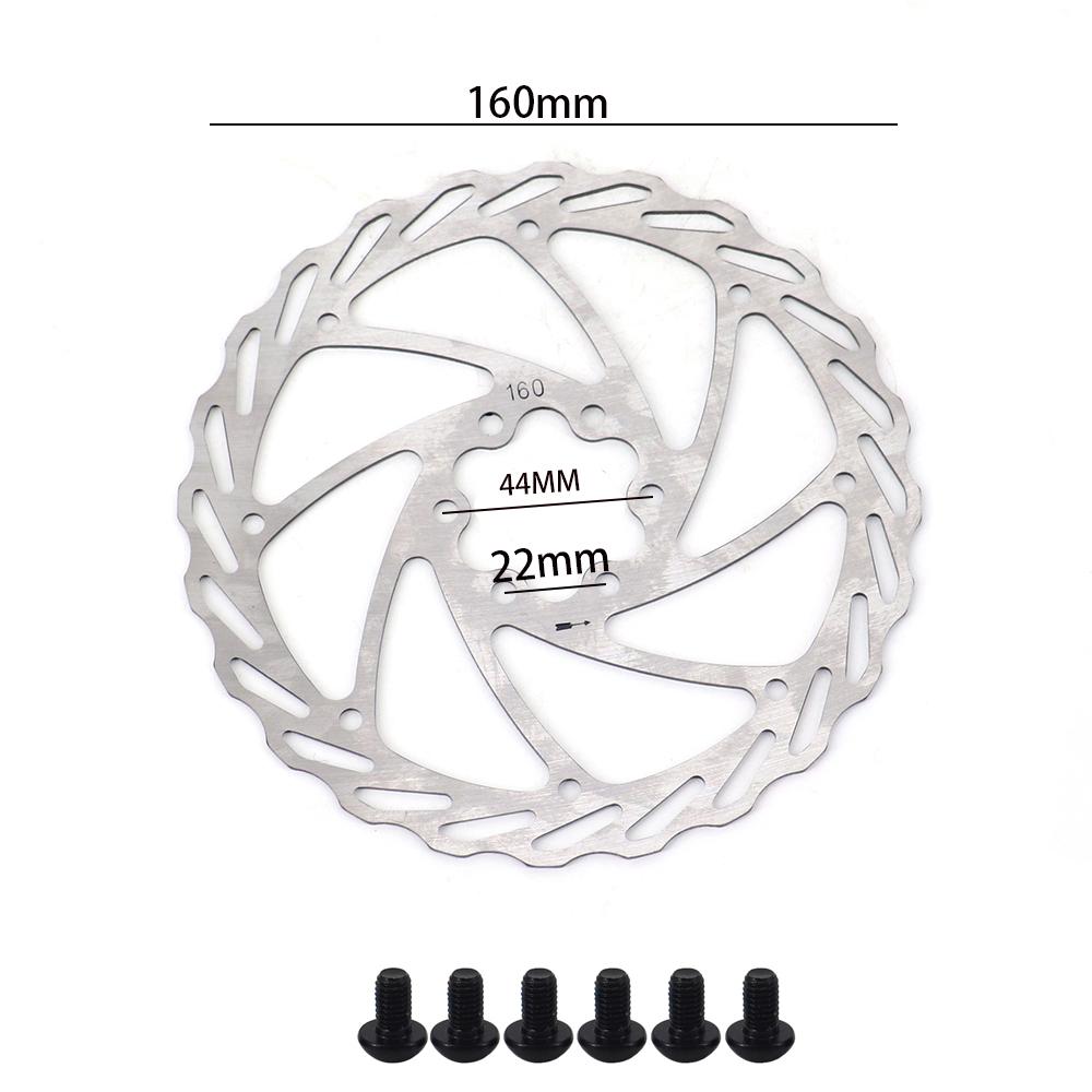Bicycle Disc Brake Rotor 160mm Hydraulic Brake Rotors High Strength Stainless Steel MTB Rotor Mountain Bike Parts