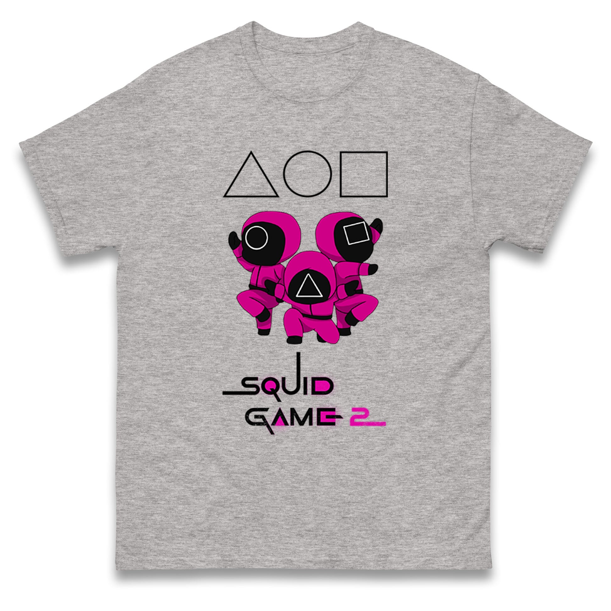 Squid Game Three Mini Guards Mens T Shirt Womens Tops Tees 3XL