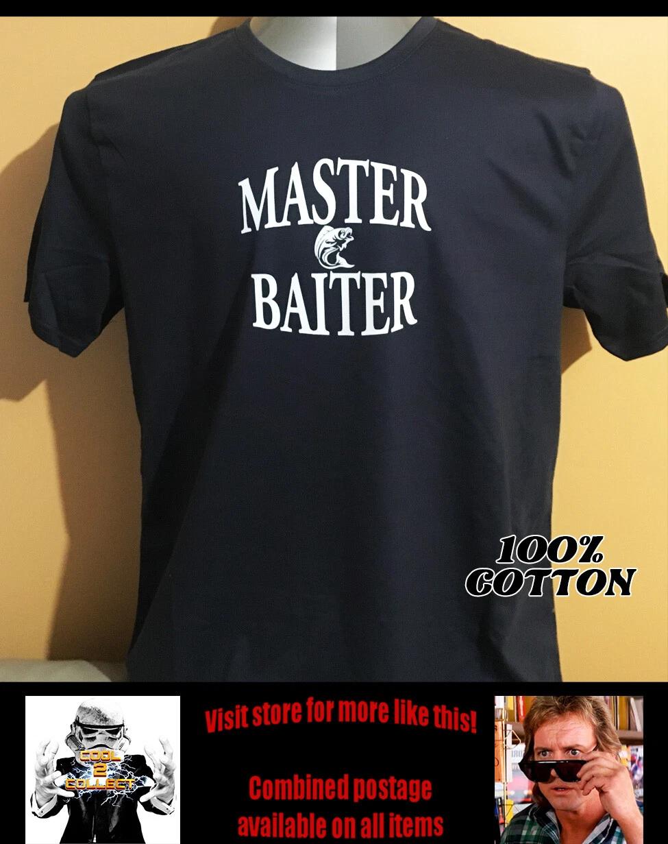 Cool Retro Shirt - Master Baiter - funny fishing M