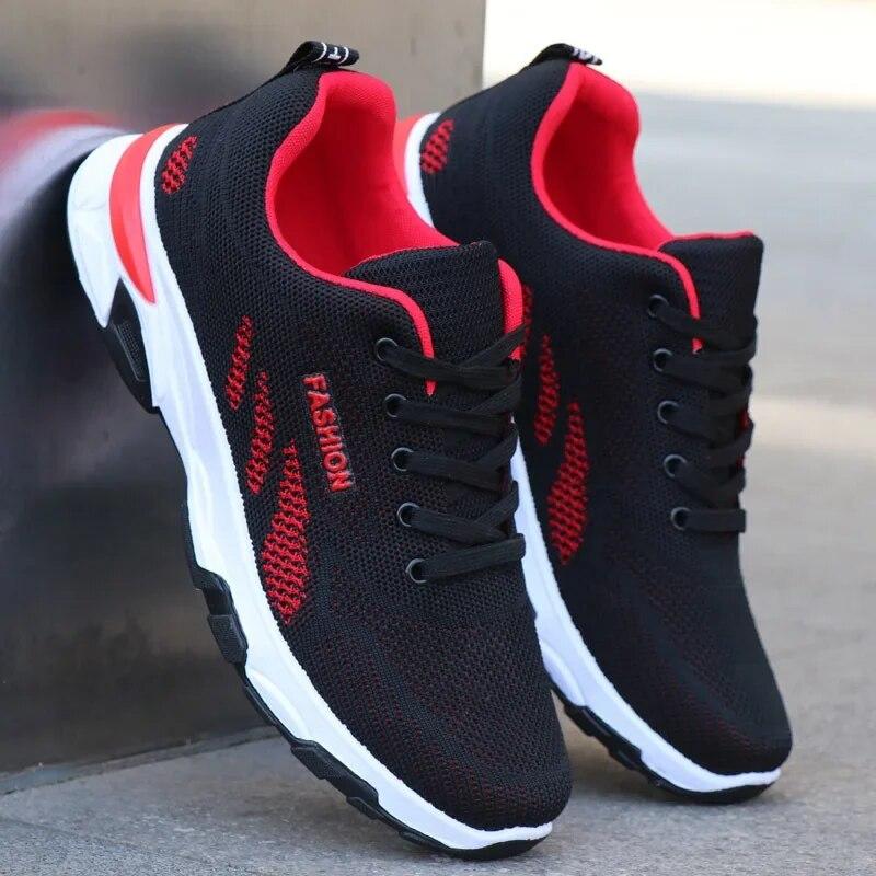 Men Spring  New Casual Shoes Sneakers Durable Outsole  Fashion Running Shoes Men's Mesh Breathable Shoes Zapatillas Hombre