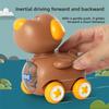 Childrens Dog Duck Dinosaur Inertia Toy Car With Ejector And Sliding Action For Developmental Play
