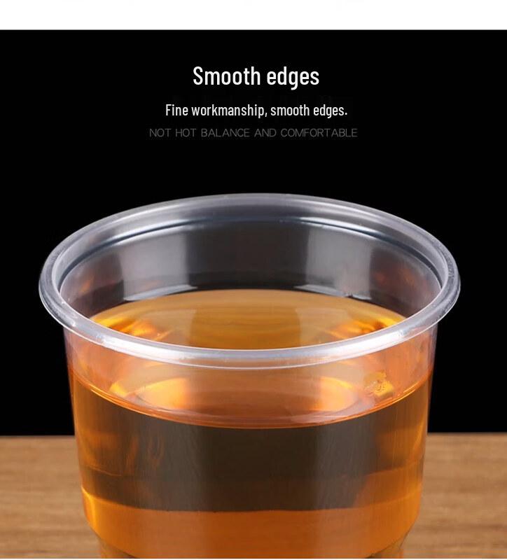 Transparent Thickened Disposable Plastic Cups