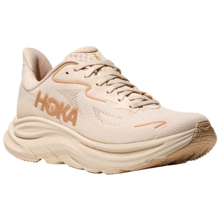 Hoka One One Clifton 10 Comfortable Soft Non-Slip Durable Low-Top Casual Running Shoes Women sneaker Beige 1162050-VCH
