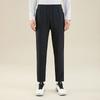 Anta Basketball Series Solid Color Sports Casual Warm Lace-Up Water-Resistant Fleece KT Pants Men Pants Basic-Black 952341501-1