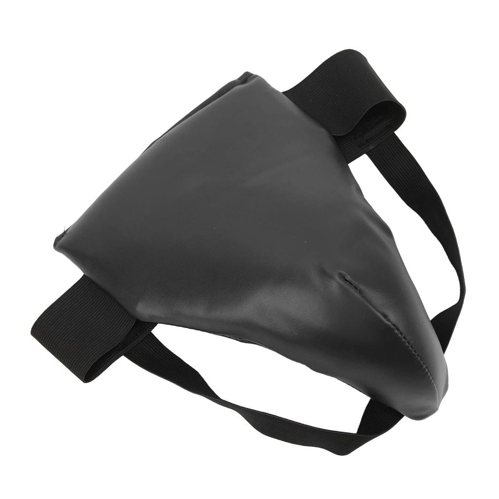 Tiefschutz fürs Boxen, PU, stoßfest, Schutz für das Boxtraining, Tiefschutz, Schwarz, S