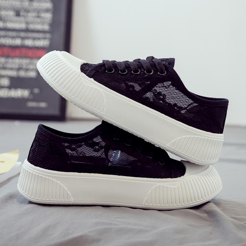 Fashion Soft Breathable Shoes 2025 Fashion Women's Espadrilles Platform Casual Female Sneakers Tennis Modis Small New Summer Canvas Leis