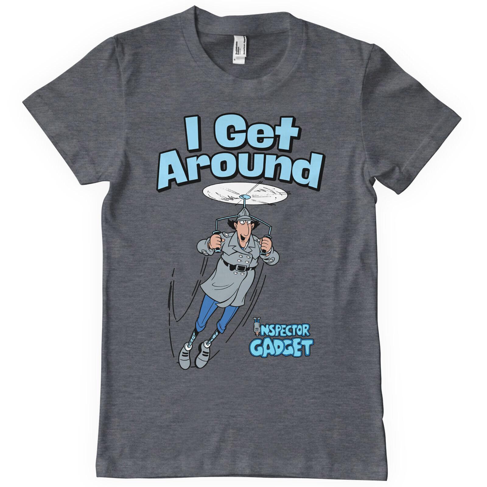 Officially Licensed Inspector Gadget I Get Around Men s T-Shirt L