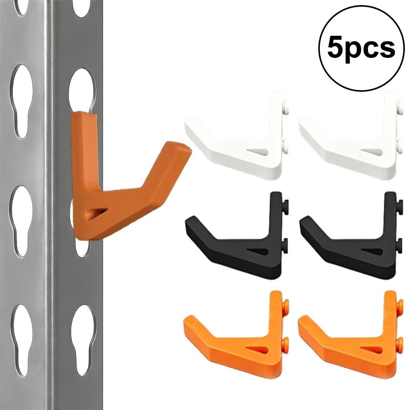 5 Stück Robuste Universale Regalhaken für Racks mit 10,3 mm Öffnung, Lagerung mit Abstand, Wandmontierte Regale, Garagenhaken