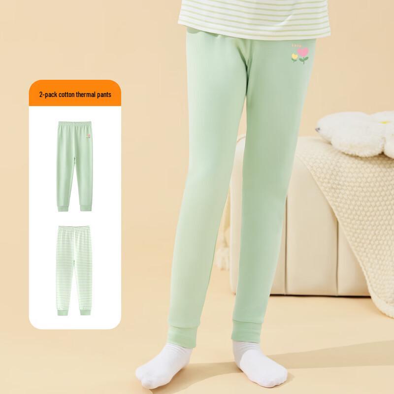 Evershine Girls  2-Pack Cotton Thermal Underwear Bottoms 170