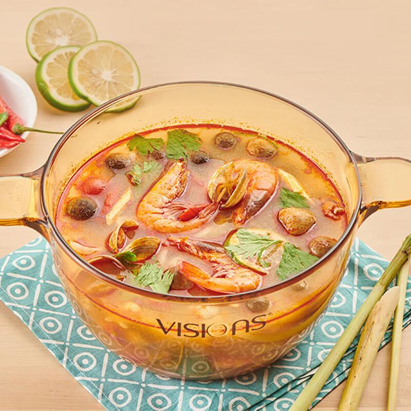 VISIONS Seria Crystal Oală Transparentă 1.5L